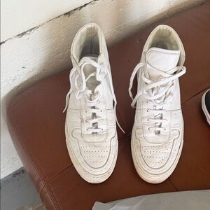 Common Projects White High-Top Sneakers